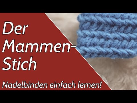 The Mammen stitch | Learn needle binding easily!
