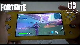 JOGANDO FORTNITE NO NINTENDO SWITCH LITE #1