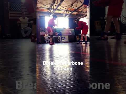 Sambo gone wrong breaks collarbone