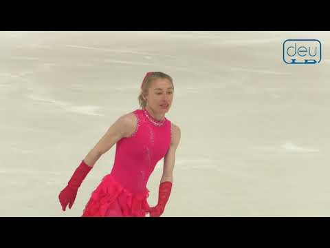 Elena Belousova. Oberstdorf 2019. Gold Ladies II FS. 10 place