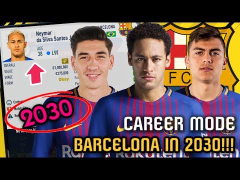 BARCELONA IN 2030!!! - FIFA 17 Career Mode (Neymar, Dybala, Bellerin)