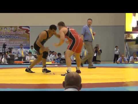 2012 Junior Worlds - 120kg - Austin Marsden (USA) vs. Abdollah Ghomi (IRI)
