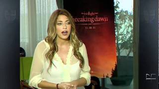 Mia Maestro on The Twilight Saga: Breaking Dawn