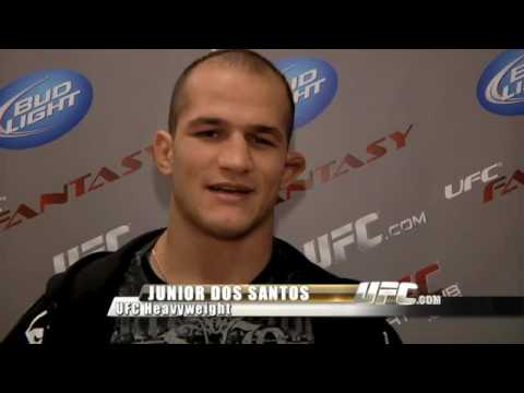 Gilbert Yvel has arrived in the UFC and Junior Dos Santos is not impressed