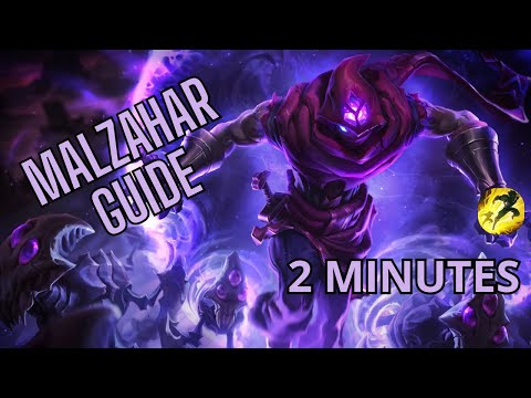 How to play Malzahar in 2 minutes ? Malzahar GUIDE LEAGUE OF LEGENDS