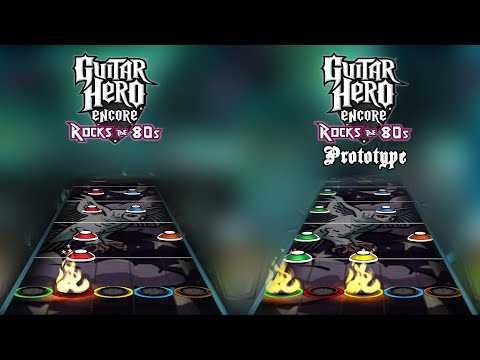 Guitar Hero 80's Prototype - "Radar Love" Chart Comparison