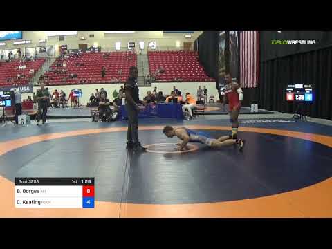 2018 Marine Corps US Open/Senior Men's Freestyle 74 Con 8 #1 - Blake Borges (All ) Vs. Connor Keat