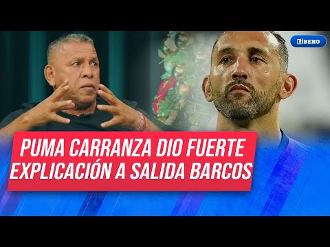 'Puma' Carranza dio explicación por la salida de HERNÁN BARCOS de Alianza Lima | Líbero