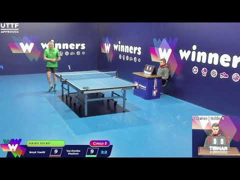 Smyk Vasilii - Varchenko Vladimir. WINners CUP Table Tennis 8 05.12.2020 16:15