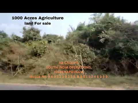 950 Acres Agriculture Land For sale Rs:14,00,000/- Per Acre Vizag To Rajam Road