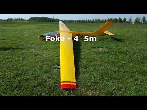 RC  SZD 24  Foka 4   5m.     RC glider aerotow Foka 4  5m.