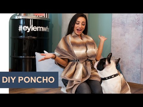 Quick & Easy Fashion DIY: Poncho selber machen ~ refashion | OTTO