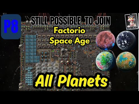 Factorio Space Age All Planets (part 8) + Music Rave
