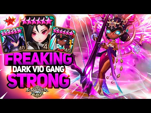 HE ALWAYS PICKS THIS DARK VIO GANG - Summoners War