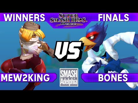 Smash Melee - Mew2King (Sheik) vs Bones (Falco) - SMASHADELPHIA 2017 Winners Finals