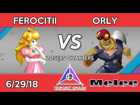 Ferocitii (Peach) vs ORLY (Captain Falcon) - Tripoint Smash 17 Loser's Quarters