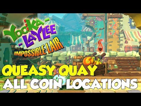 Yooka-Laylee And The Impossible Lair Queasy Quay All Coin Locations