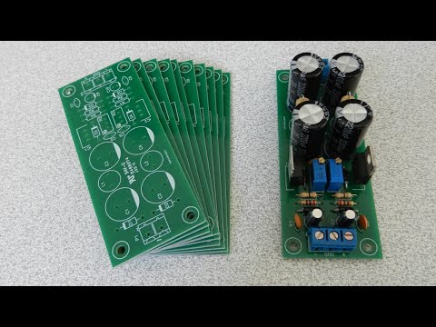 Linear Power Supply Circuit [LM317, LM337, Adjustable & Low Noise]