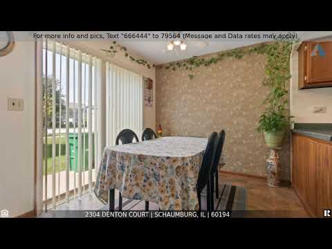 Priced at $140,000 - 2304 DENTON Court, SCHAUMBURG, IL 60194