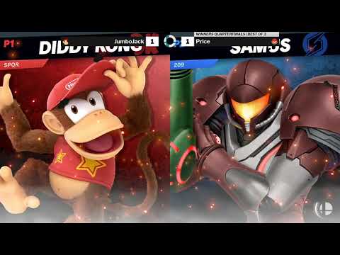 SOS175 SSBU Winners Quarterfinals - JumboJack (Diddy Kong) vs Price (Samus)