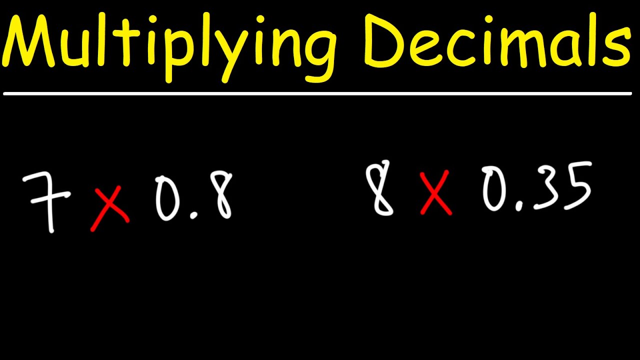How to Multiply a Whole Number by a Decimal - Math