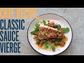 Classic sauce vierge: a versatile tomato based sauce ( for fish and vegetables)