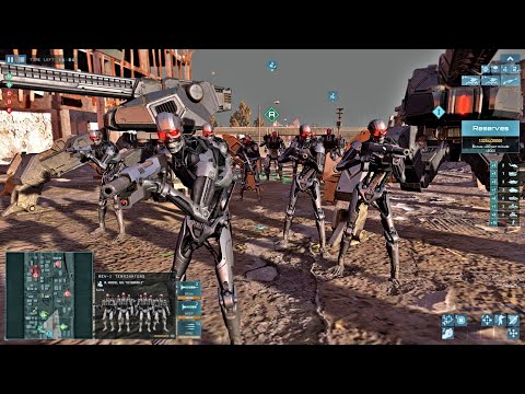 Massive 2v2 War! Terminators vs Humanity in Dark Fate Defiance RTS Game
