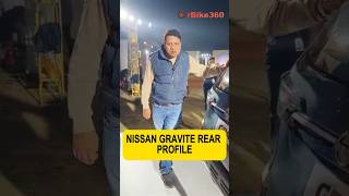 Nissan Gravite Rear Profile - Stylish LED Tail Lamps & Bold SUV