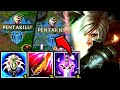 RIVEN TOP BUT I 1V5 AND GET 2 PENTAKILLS (FULL LETHALITY BUILD) - S14 Riven TOP Gameplay Guide