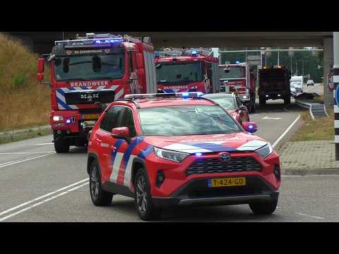 [GRIP 3 & Pelotons] Zeer Grote Natuurbrand in natuurgebied in Oostrum