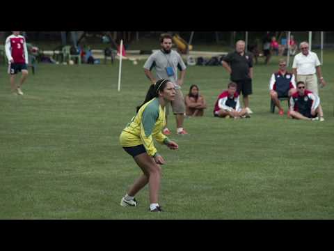 9. 2015 Pan-American Fistball Games - Brazil v Chile - Women