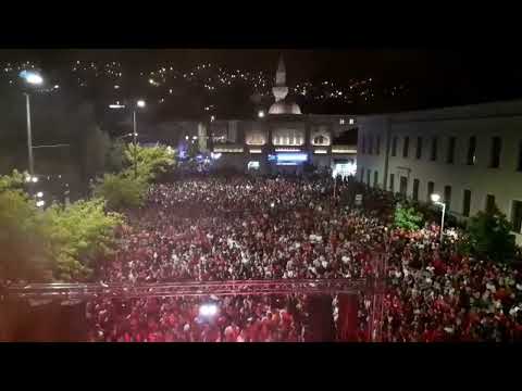 Snimak sa hotela "Neretva" - Velež osvajač Kupa BiH