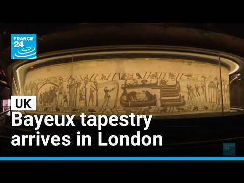 The Bayeux tapestry arrives in London for display at British Museum