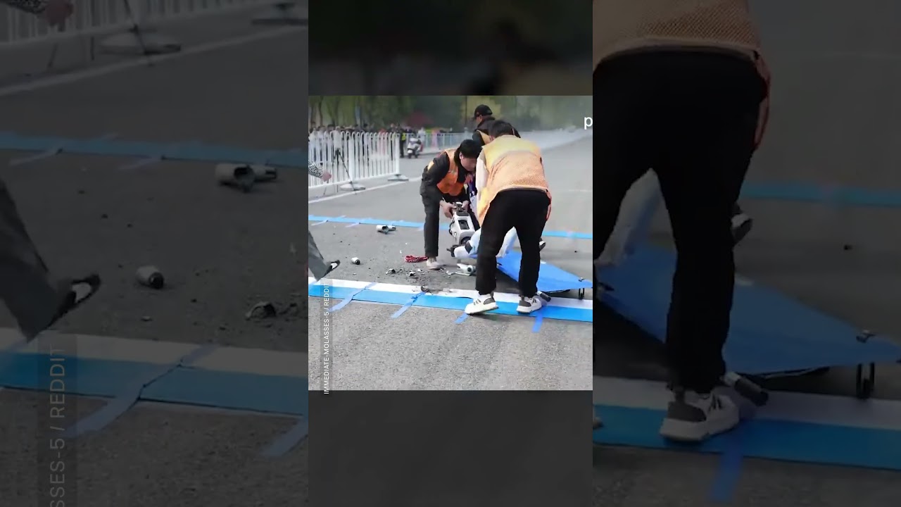 Robot Built for Marathon Trips Over Tiny Bump, Dies Instantly