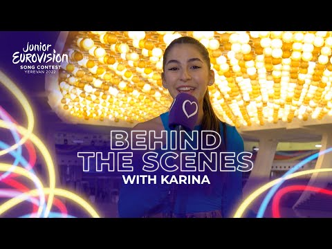 Behind The Scenes with Karina Ignatyan - Junior Eurovision 2022