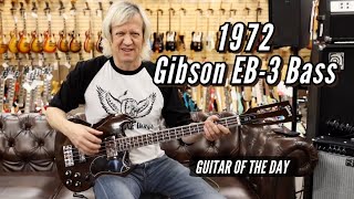 Video thumbnail for 1972 Gibson EB-3 Bass Walnut | Guitar of the Day - Greg Coates by Normans Rare Guitars