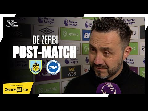 De Zerbi: We Are In A Tough Moment | Burnley 1 Brighton 1