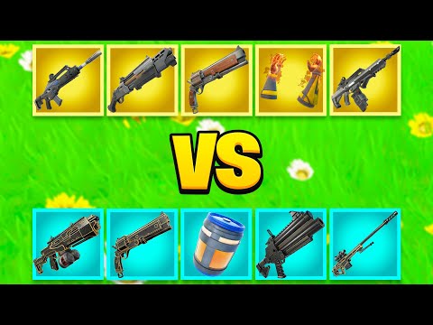 Mythic VS Exotic Weapons in Fortnite!