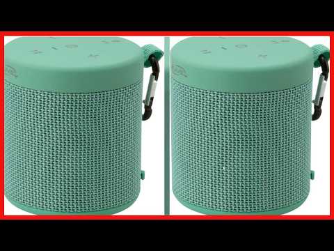 Bluetooth Wireless Speaker with Detachable Carabiner Clip Clear Sound Meets Portability