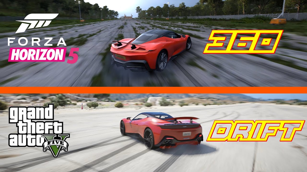 360 Drift In GTA 5 vs Forza Horizon 5 - Which Game Does It Best?