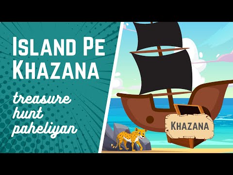 🕵️  Island pe khazane ki Majedar Paheli in Hindi | Trasure Hunt Paheliyan #2 | Dabung Girl