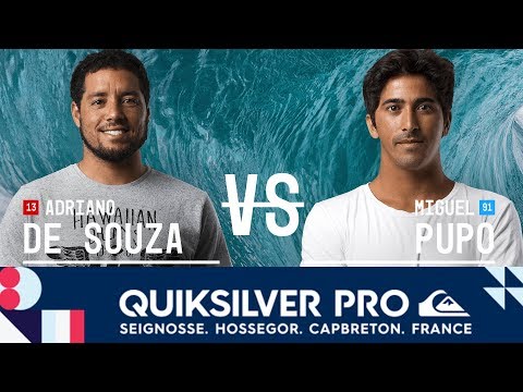 Adriano de Souza vs. Miguel Pupo - Round Three, Heat 3 - Quiksilver Pro France 2017