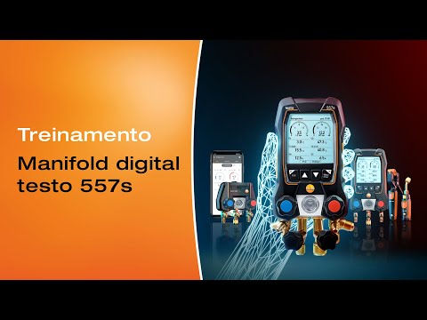 Treinamento prático do manifold digital Testo 557s