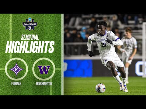 Furman vs. Washington: 2025 Men's College Cup semifinal highlights