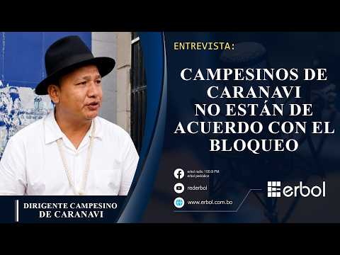 Campesinos de Caranavi no están de acuerdo con el bloqueo