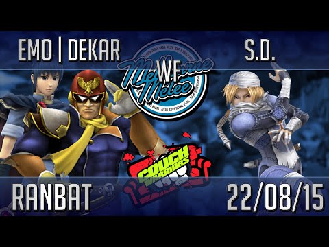 CW Aug'15 - PM Singles WF - Dekar(Cpt. Falcon, Marth) Vs S.D (Sheik)