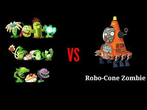 Multi Hit - Boxing - Chewing VS Robo Cone Zombie #PVZ2