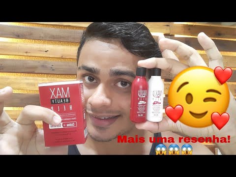 USANDO MAX BEAUTY HELP - max beauty cisteina  + queratina