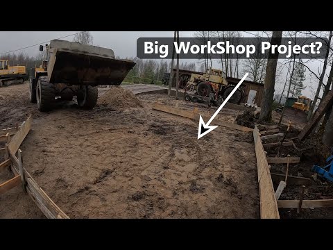 Big Work Shop Build EP1 - New Concrete Pad