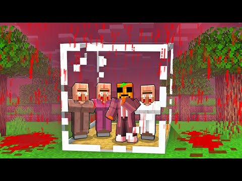 LLUVIA DE SANGRE vs BUNKER SECRETO en Minecraft!